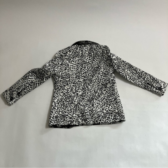 VINTAGE reversible textured and patterned blazer - Picture 8 of 9